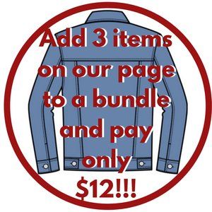 Bundle 3 Items for Only $12!!!